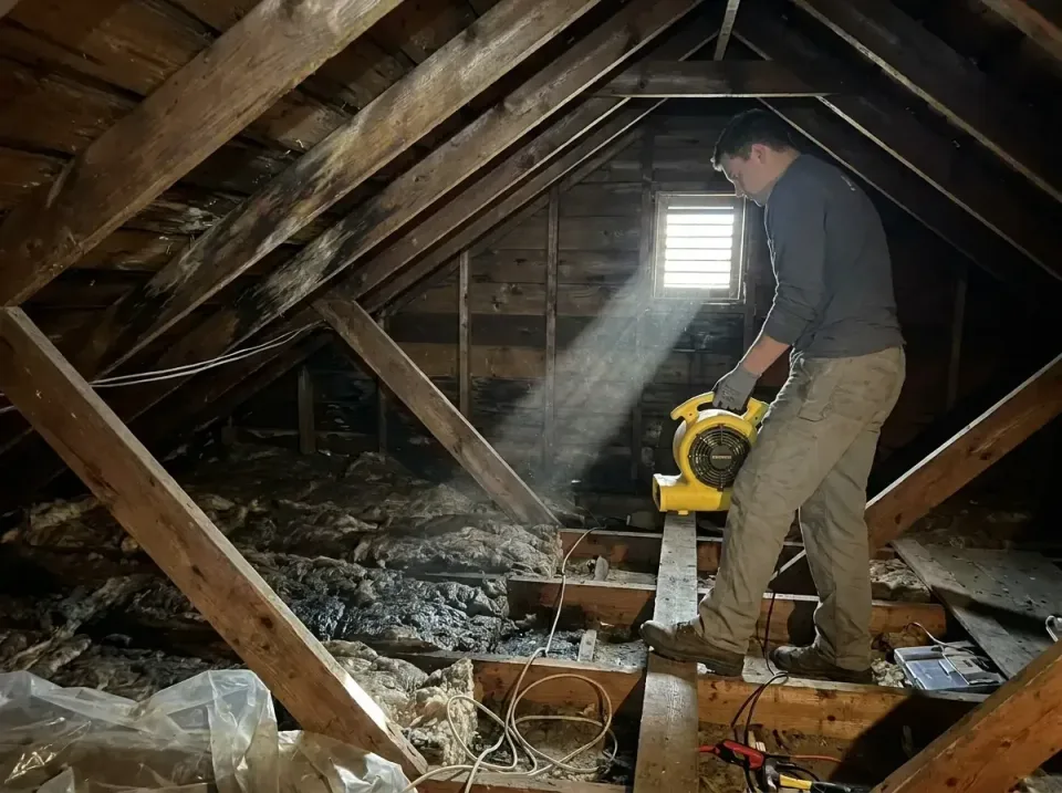 attic-water-damage-drying-proc-007 — frequently asked questions, Emergency Water Extraction & 24/7 Flood Response in Raton,…